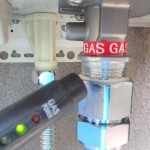ノーリツエコジョーズガスふろ給湯器取替工事（名古屋市中川区）ガス漏れチェック