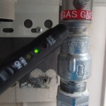 ノーリツガス給湯器取替工事（名古屋市南区岩戸町）ガス漏れチェック